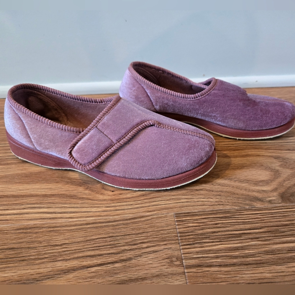 Foamtreads Dusty Mauve Valour Slipper Shoes With Non-Skid Sole